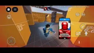 1 vs 1 with my friend Roblox Arsenal