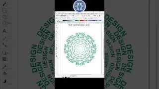 Creative Circular Typography in CorelDRAW | Graphic Design Idea