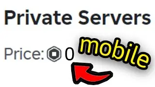 Как создать БЕСПЛАТНЫЙ приватный сервер в Roblox Mobile..!