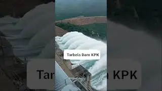 Tarbela Dam Spillway flow, Monsoon high Intensity Rainfall Heavy Flooding Irrigation Pakistan #flood