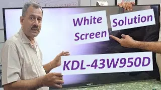 How to Fix Sony KDL-43W950D White Raster Problem | Easy Solution Guide