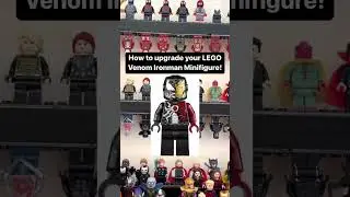How To Build LEGO VENOMIZED Marvel Minifigures!
