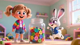 Buttons Song | Fun Educational Rhyme for Kids | Nursery Rhymes & Songs for Children