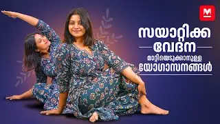 വേദന മാറ്റും ഈസി യോഗാസനങ്ങൾ അറിയാം | ​ Sciatica Pain | Yoga  | Sujithra Menon