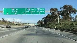 #pinoyjoyride Freeway 105 eastbound to freeway 110 southbound