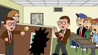 Paul Destroys The Classroom Door