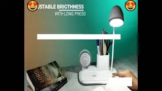 RetroVibe Station-Dimmer LED LAMP with Bluetooth Speaker and 15W Wireless Charger