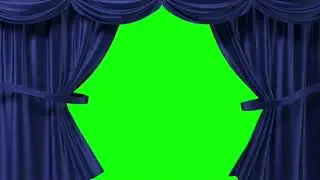 curtain opening green screen 1.5k subscriber