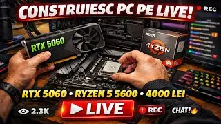 🔴ASAMBLEZ PC CU RTX 5060 RYZEN 5 5600 LA 4000 LEI - ALPHAGEAR SUSTAIN SUSTAIN 650W AQIRYS AVIOR