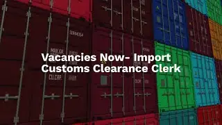 Import Customs Clearance Clerk