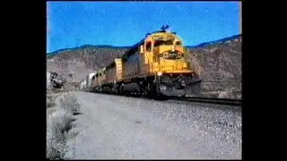 Trains in Cajon Pass 1991