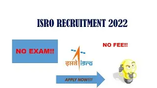ISRO Recruitment for Apprentices 2022