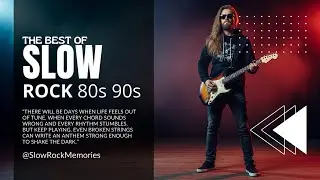 Best Slow Rock 80s 90s Mix &bull; Moody Guitar Nights & Calm Energy