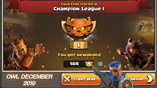 townhall 13 attacks in CWL December 2019 with Royal champion