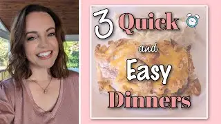 3 FAST & EASY weeknight dinners!!! Winner Dinners 171
