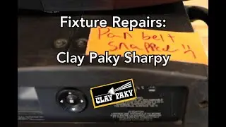 How to Replace a Pan Belt in a @ClayPakyTV Sharpy
