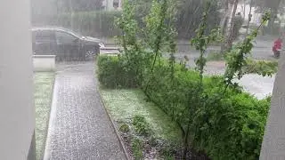 Hagelgewitter in Bochum am 28.05.2019