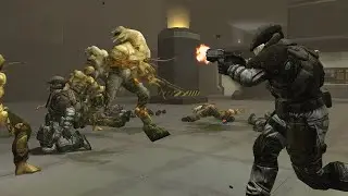 Halo Reach Marines VS. Halo 1 Flood