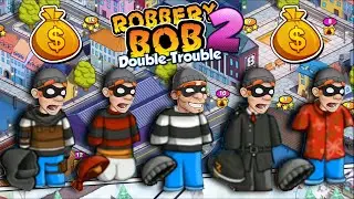 Robbery Bob 2 - All Costumes Funny Gameplay Part 15