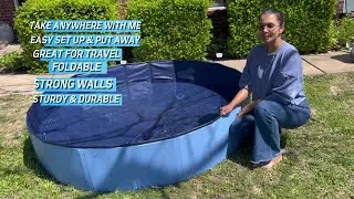 COMMOUDS Foldable Dog Pool