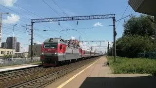 Электровоз ЭП1М 703 с поездом №224Ж Саратов-Анапа.
