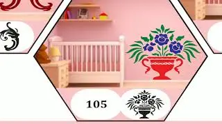 Wall fashion stencil 105.  Contact 9897740160