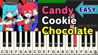 Candy Cookie Chocolate (Kasane Teto) 🎹 Piano Tutorial