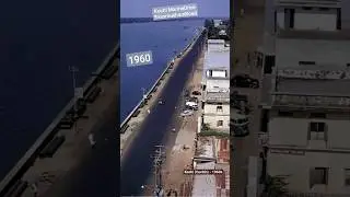 kochi MarineDrive in 1960 and 2023  The change #kochi #cochin #marinedrive #change