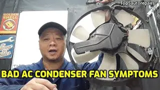 SYMPTOMS OF A BAD AC CONDENSER FAN MOTOR