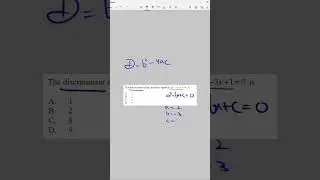 #Discriminant