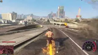 Ghost Rider Bike with Bombs Non Stop Driving & Explosions | GTA 5 Rampage | GT587 Official