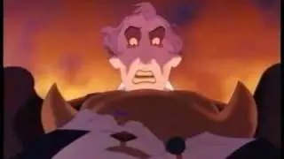 Frollo and the fiery pit