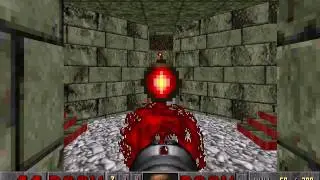 Doom level E2M8, Tower of Babel: Finish (example 2)