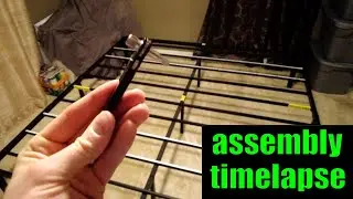 Zinus Van 16 Inch Metal Platform Bed: How To Set Up (Assembly Timelapse)