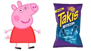 PEPPA PIG CHARACTERS AND THEIR FAVORITE SNACKS!