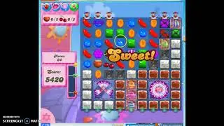 Candy Crush Level 390 Audio Talkthrough, 1 Star 0 Boosters