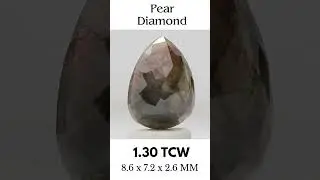 Real Rustic Diamond - Pear Rose Cut #diamond #shorts
