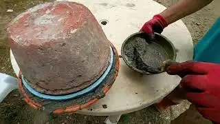DIY PAPERCRETE GARDEN POTS BY @bobvegapapercreter