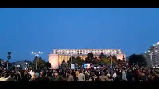 Protest 2 Octombrie 2021 - Piața Victoriei, București