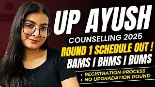 UP AYUSH Counselling 2025 Schedule OUT | Complete Process Explained Step by Step #upayushcounselling