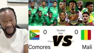 DJOBALLA ÉNÉRVER CONTRE LE MATCH NUL DES AIGLES DU MALI  FACE AU COMORE A LA CAN