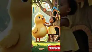 Giant and cute chicks - playing with baby girl #beautifulchicks #cutenature