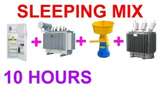 №572 Refrigerator sound, transformer sound, separator sound - 10 hours. Sounds for sleep. ASMR