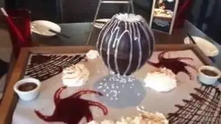 Chocolate Piñata at Uncle Julio's