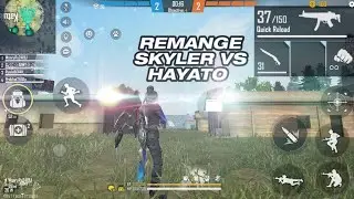GARENA FREE FIRE HAYATO VS SKYLER REMANGE CS RANKED FULL GAMEPLAY