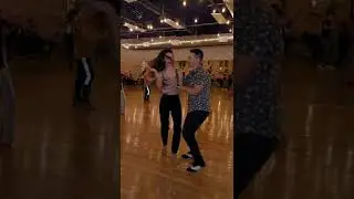Ricardo Lopez & Johanna Pellerin at the BIG Tx tour Recorded by @philltx #bachatasensual #bachata