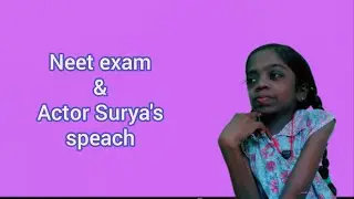NEET exam reflection in students Life | Tamil | Parents must watch | Actor Surya's speach my opinion