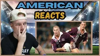 AMERICAN REACTS TO ALLAN LANGER STATE OF ORIGIN BRILLIANCE || REAL FANS SPORTS