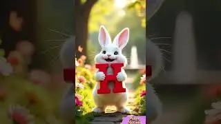 Learn H with Fluffy White Rabbit | H for Hat | Fun Kids Song #HforHat #LearnWithRabbit