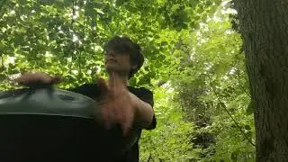 Seven Raindrops - handpan in the woods